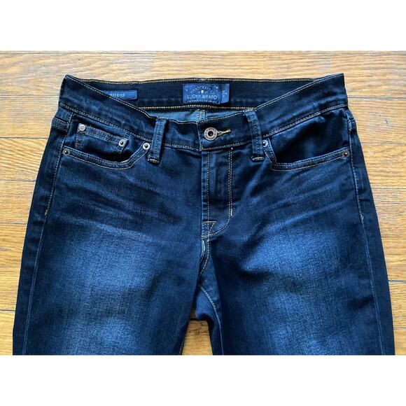 LUCKY BRAND 'Sweet Boot' Raw Hem Jeans sz 2/26 (actual 28) - Picture 5 of 16